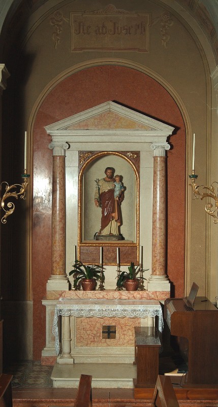 Ambito veneto sec. XIX, Altare laterale di San Giuseppe