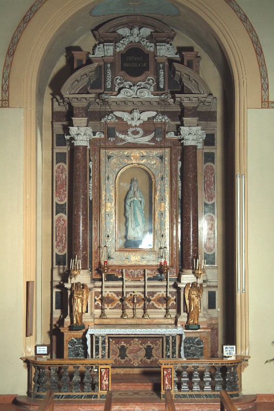 Bianchi G. B. sec. XVII, Altare della Vergine immacolata