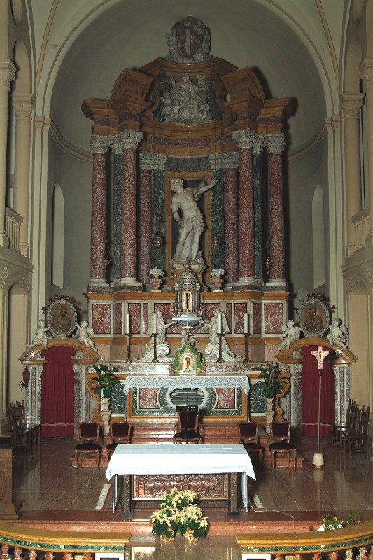 Corbarelli A. (1718), Altare maggiore di San Sebastiano