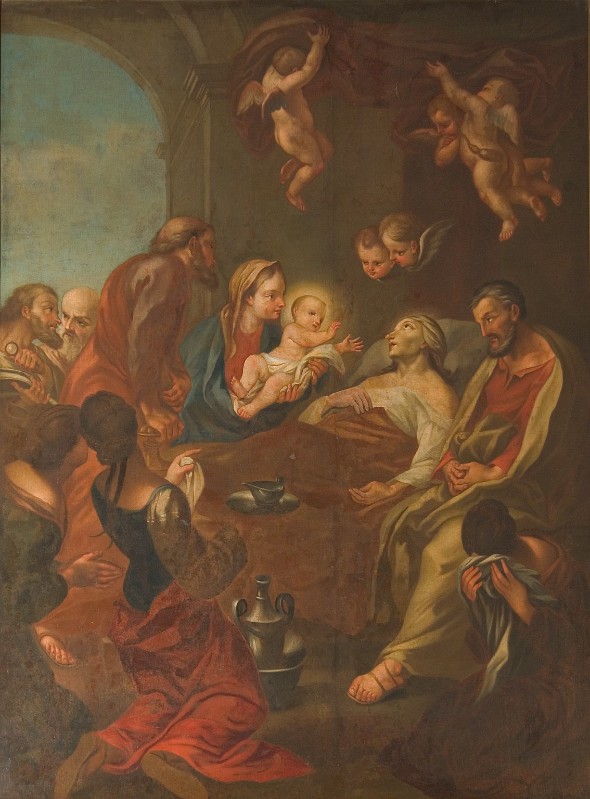 Ambito veronese sec. XVII-XVIII, Morte di Sant'Anna