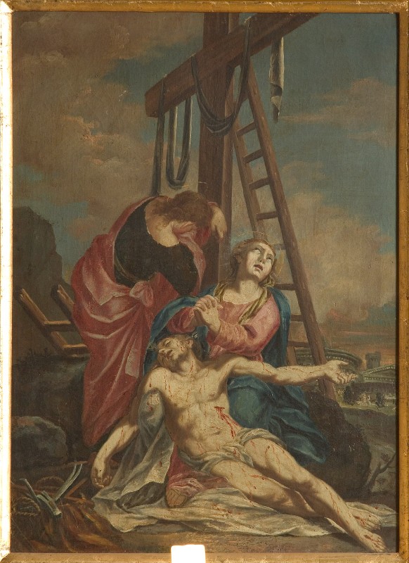 Caliari P. sec. XVIII, Gesù Cristo deposto dalla croce