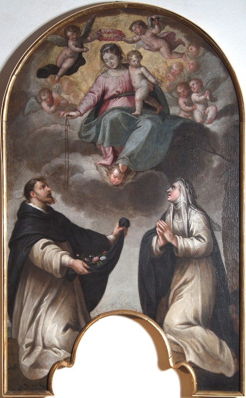 Ridolfi C. sec. XVII, Madonna con Gesù Bambino in gloria e santi