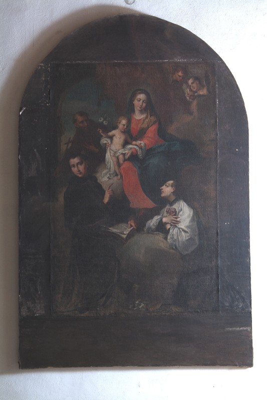 Ugolini A. sec. XVIII, Madonna con Gesù Bambino e santi