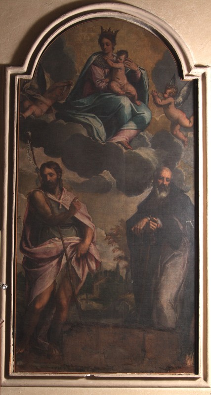 Ridolfi C. sec. XVII, Madonna con Gesù Bambino San Giovanni e Sant'Antonio