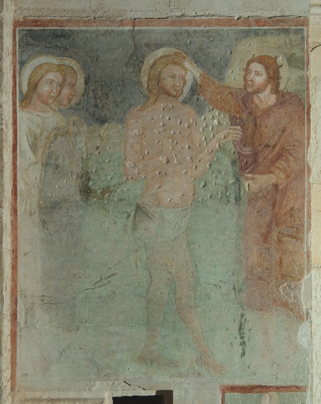 Ambito Italia sett. sec. XIV, Battesimo di Gesù Cristo