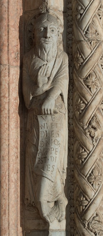 Nicolò (1139), Profeta con rotolo "VENIET DIES"