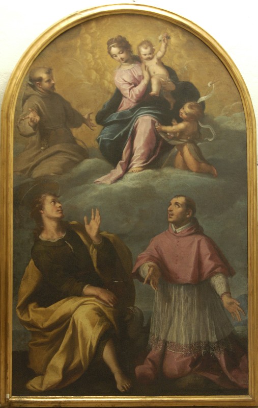 Ridolfi C. sec. XVIII, Madonna con Gesù Bambino e santi
