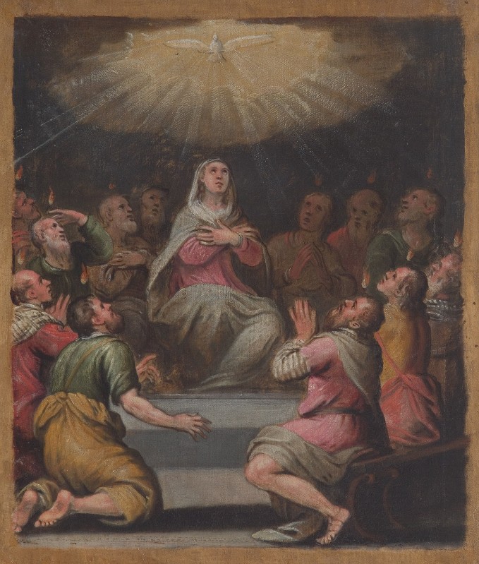 Ridolfi C. sec. XVII, Discesa dello Spirito Santo sugli apostoli e la Madonna