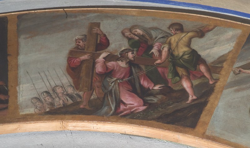 Ridolfi C. sec. XVII, Gesù Cristo sale sul monte Calvario