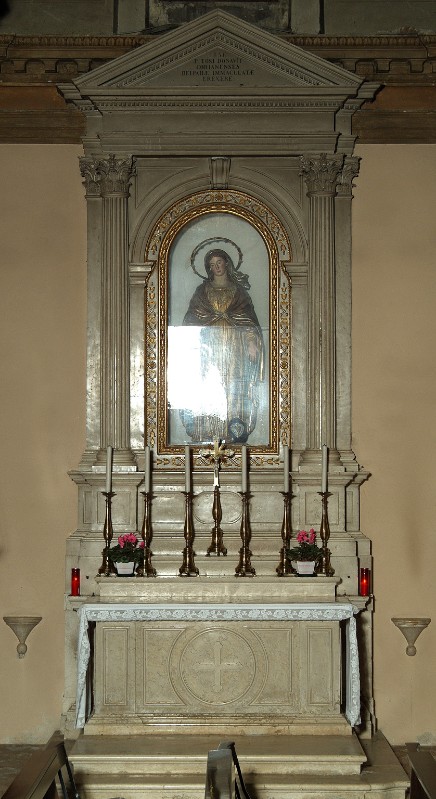 Maestranze venete (1856), Altare dell'Immacolata concezione