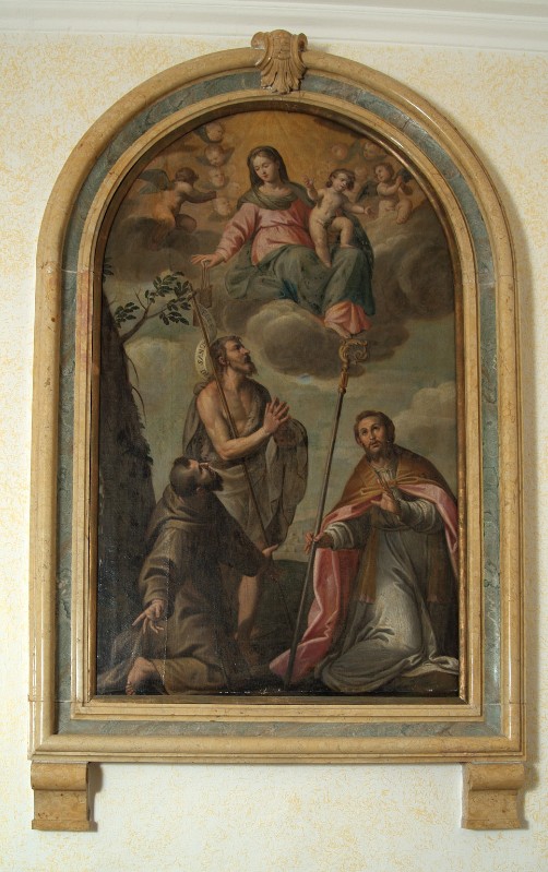 Ridolfi C. sec. XVI, Madonna del Carmelo e santi