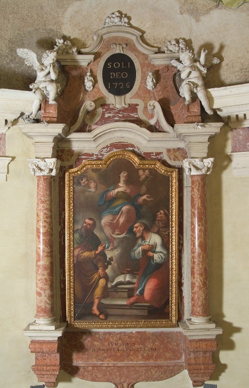 Maestranze venete (1726), Dossale con due colonne laterali