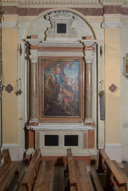 Maestranze venete (1636), Altare della Madonna con Gesù Bambino e santi