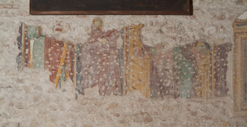 Bott. Italia sett. sec. XIV, Madonna in trono e santi