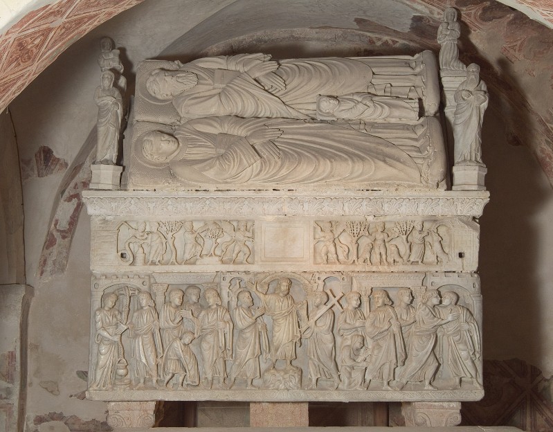 Bott. veneta sec. IV, Sarcofago con scene dell'Antico e Nuovo Testamento