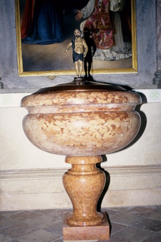 Bottega veneta sec. XIX, Fonte battesimale