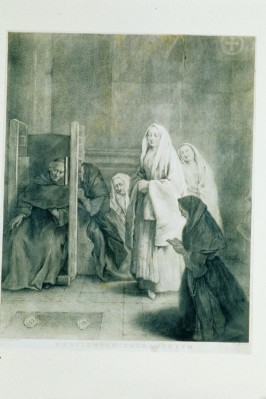 Pitteri M. (1755), Acquaforte della Penitenza tratta da Pietro Longhi