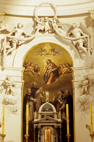 Ambito veneto sec. XVII, Decorazione plastica dell'abside