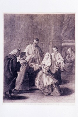 Pitteri M. A. (1755), Acquaforte con Matrimonio tratta da Pietro Longhi