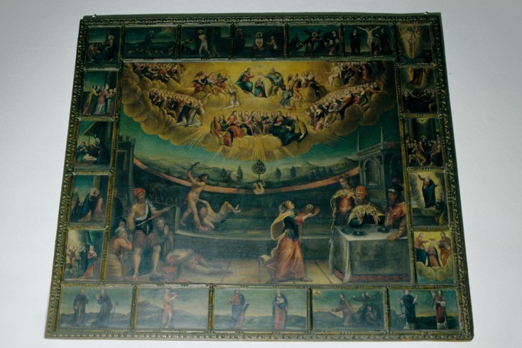 Ambito veneto (1589), Quadro con i Misteri del Rosario