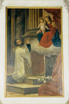 Pasquotti T. (1891), Pala con la Madonna col Bambino e San Gaetano da Thiene