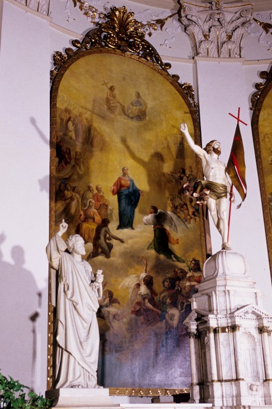 Pupin V. Rizzi L. (1885-1886), Pala con Dio Padre Gesù Cristo Vergine e Santi