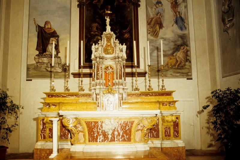 Albanese F. Pittoni I. sec. XVI, Altare maggiore della Chiesa di Barbarano