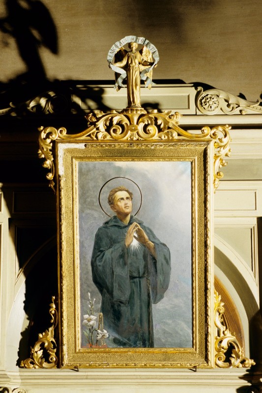 Mincato G. (1900), Dipinto con San Nicola da Tolentino