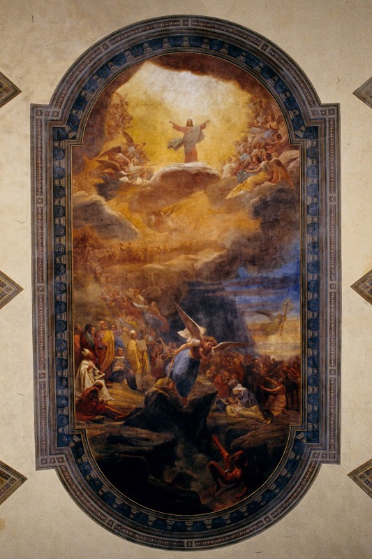 Pupin V. (1877), Affresco con Cristo e la sua Chiesa