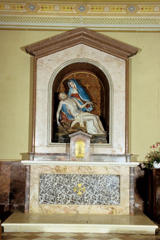 Ambito vicentino sec. XX, Altare della Pietà della Cappella invernale