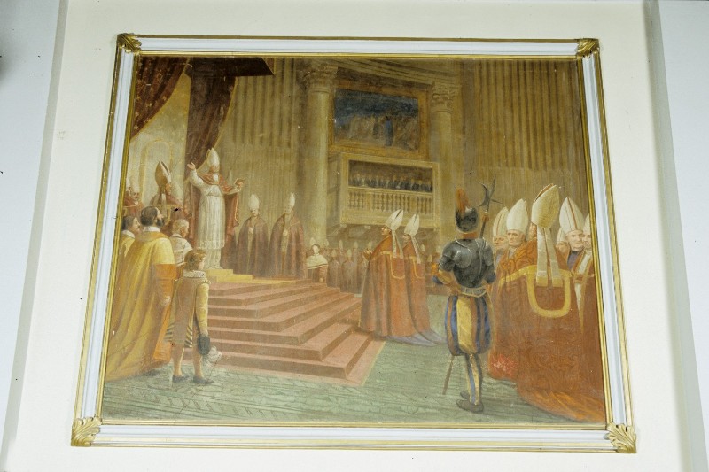 Pupin V. sec. XIX, Dipinto murale del concilio Vaticano I