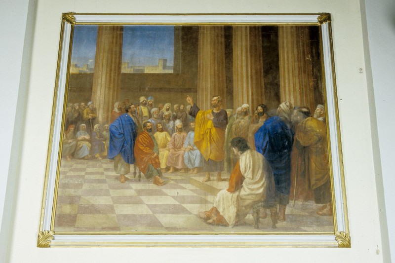 Pupin V. sec. XIX, Dipinto murale del concilio di Gerusalemme