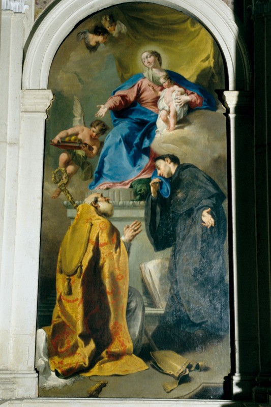 Pittoni G. (1744), Madonna col Bambino e i Santi Nicolò da Bari e Antonio