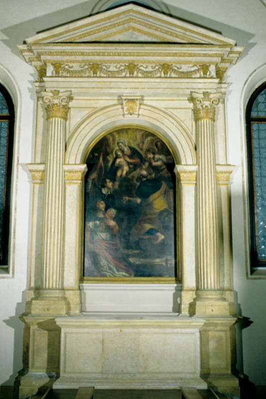 Pittoni G. sec. XVI, Altare della cappella di S. Vincenzo