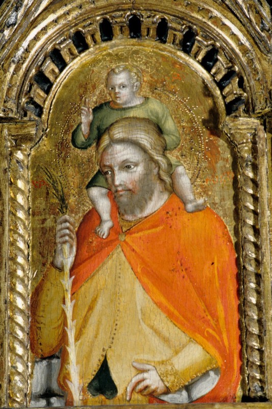 Lorenzo Veneziano (1366), San Cristoforo