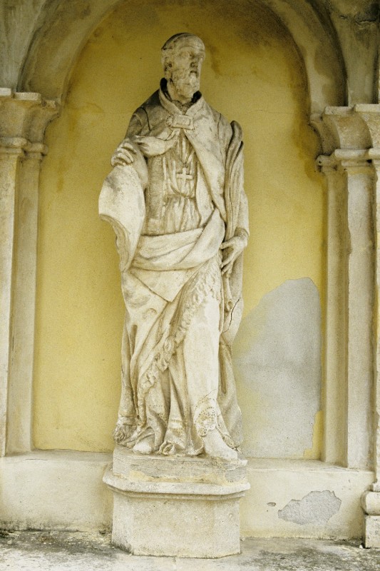 Bottega veneta sec. XVII, Statua di Sant'Apollinare