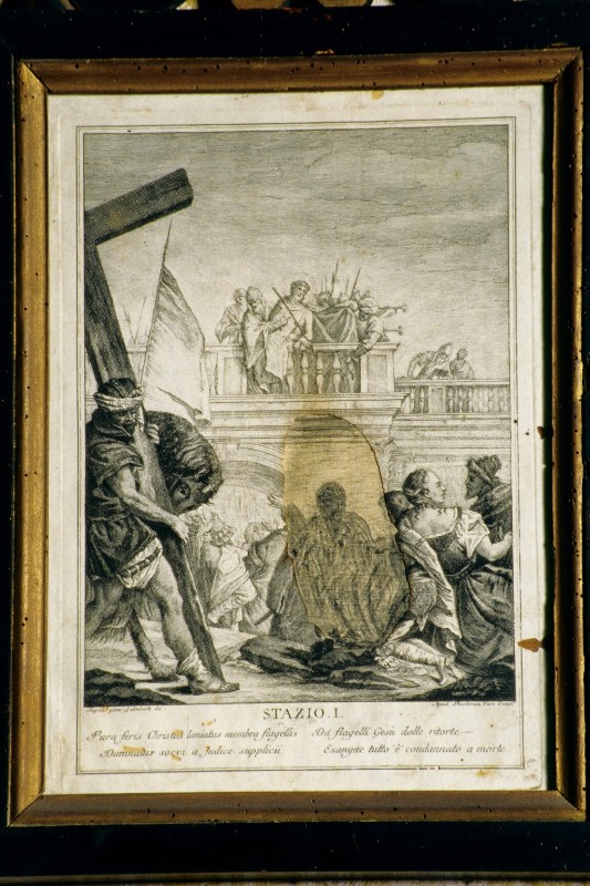 Galimberti F. sec. XVIII, Gesù Cristo condannato a morte