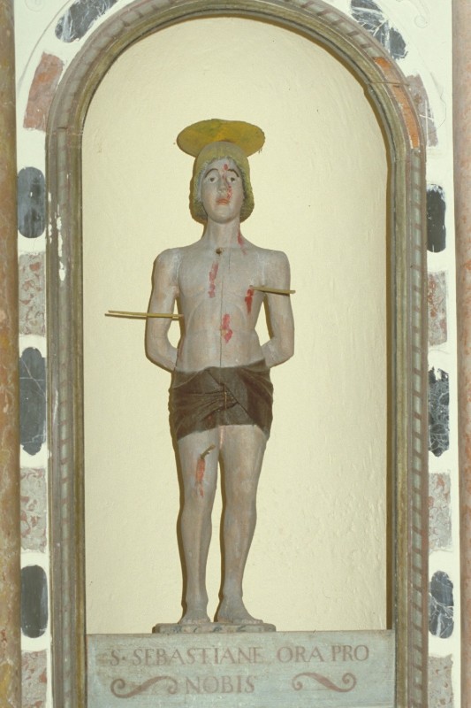 Ambito vicentino sec. XVII, Statua di San Sebastiano