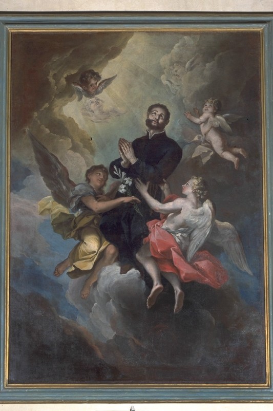 Pasqualotto C. (1734), Dipinto con la Gloria di San Gaetano Thiene