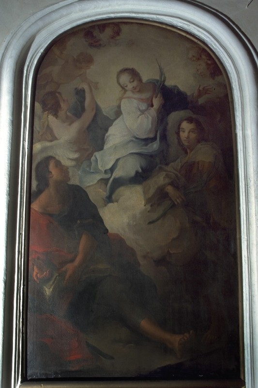 Ambito veneziano sec. XVIII, Pala dei Santi Vito, Modesto e Crescenzia