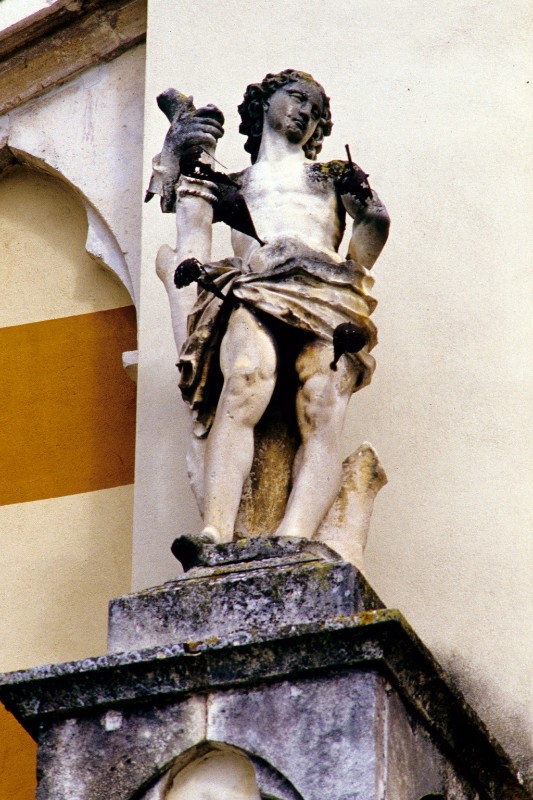 Bottega veneta sec. XVIII, Statua di San Sebastiano