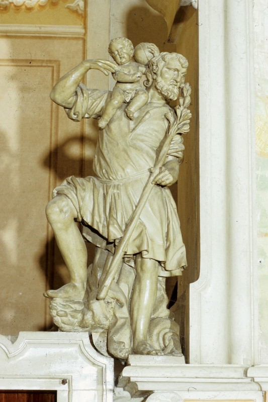 Bottega vicentina sec. XVIII, Statua di San Cristoforo