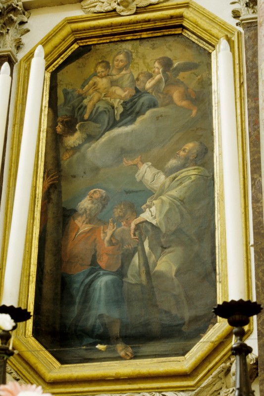 Ricci S. sec. XVII, Santa Maria Assunta e i santi Filippo e Giacomo