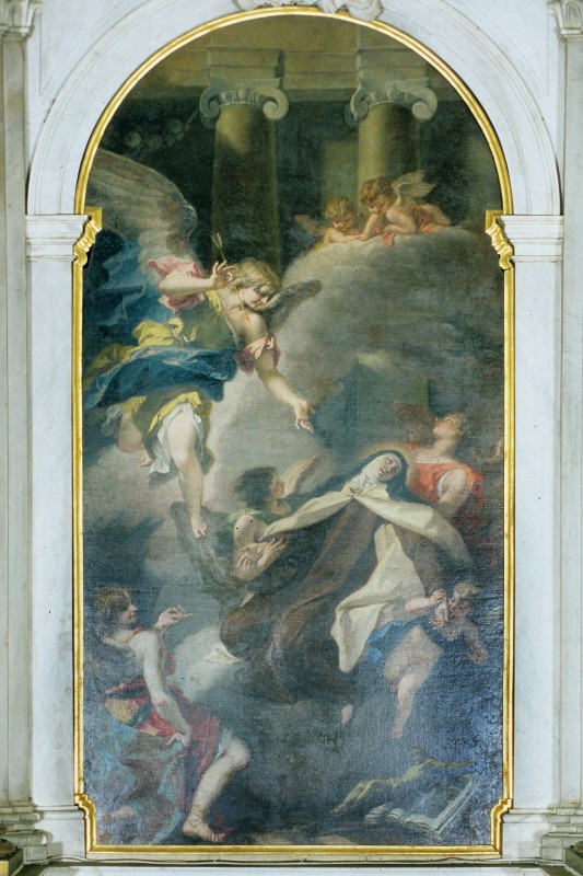 Ricci S. (1727), Pala d'altare con Estasi di Santa Teresa