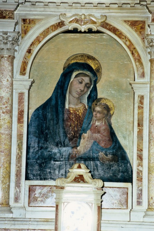 Bottega veneta (1483), Dipinto con Maria bambina e Sant'Anna