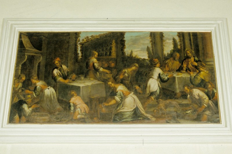 Bottega dei Bassano sec. XVII, Dipinto con la Cena in Emmaus
