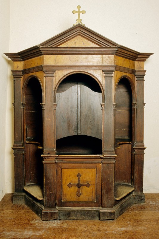 Bottega veneta sec. XIX, Confessionale della chiesa di San Vitale