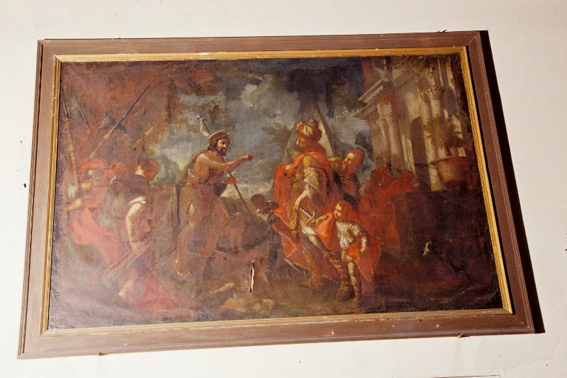 Maniera di Bassano Jacopo sec. XVI, Battista ed Erode