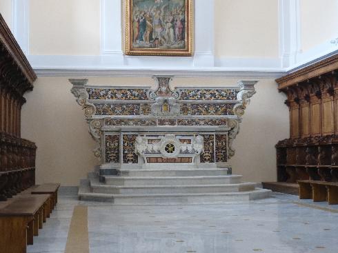 L’antico altare maggiore