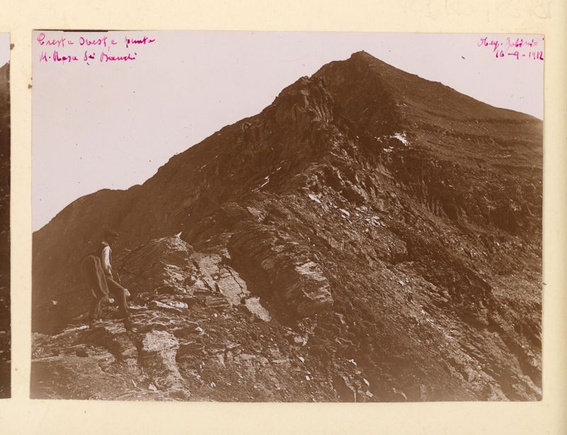 Cresta ovest e punta del monte Rosa dei Banchi